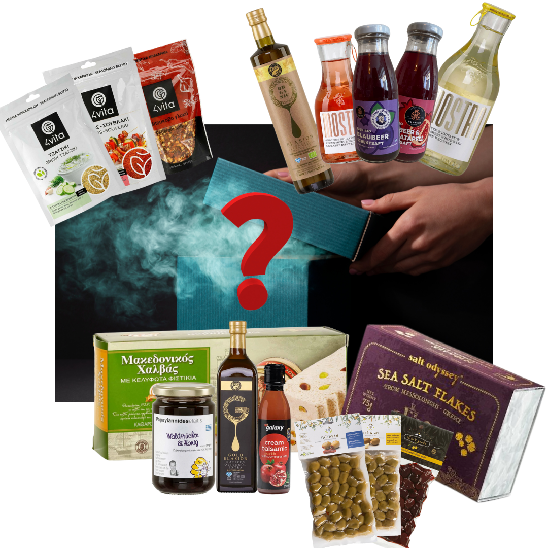 Mystery Genussbox – Griechische Feinkost als Überraschung erleben