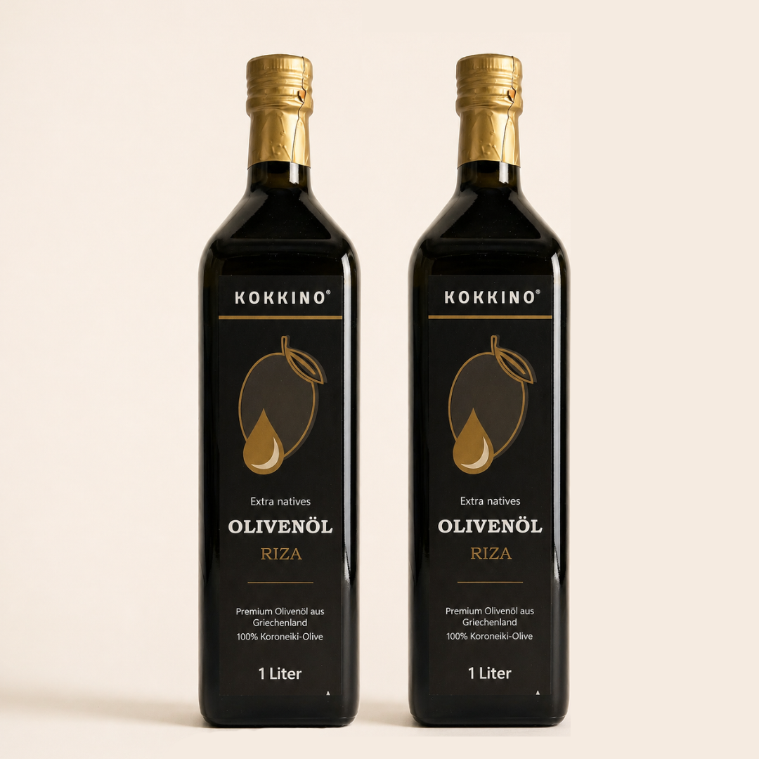 KOKKINO RIZA – Natives Olivenöl Extra aus Kreta
