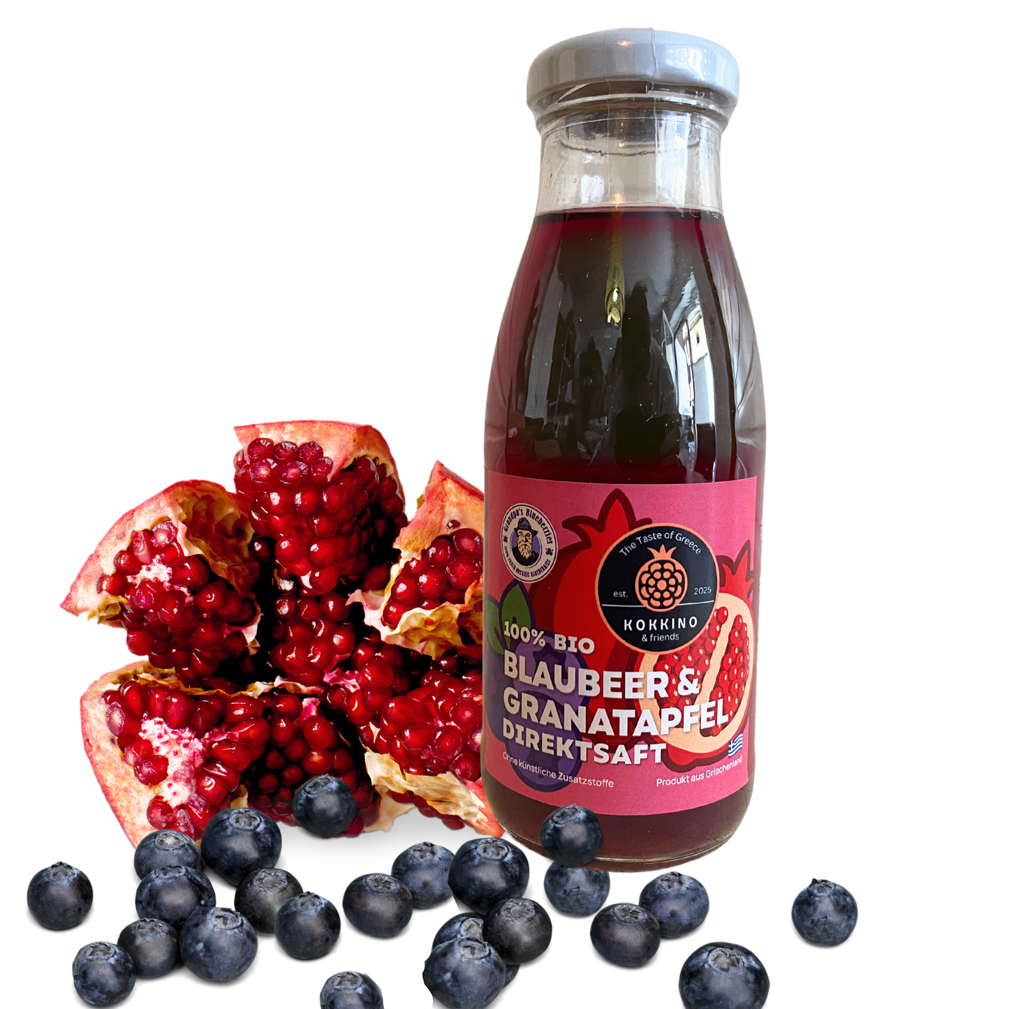 Blaubeer-Granatapfelsaft von Kokkino