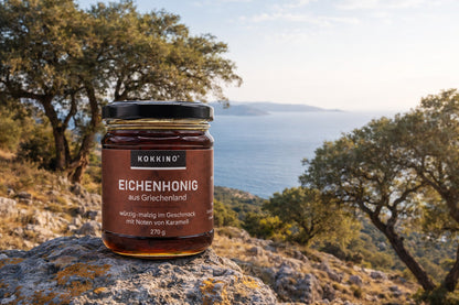 KOKKINO Eichenhonig – Naturbelassener Honig vom Berg Paggaio