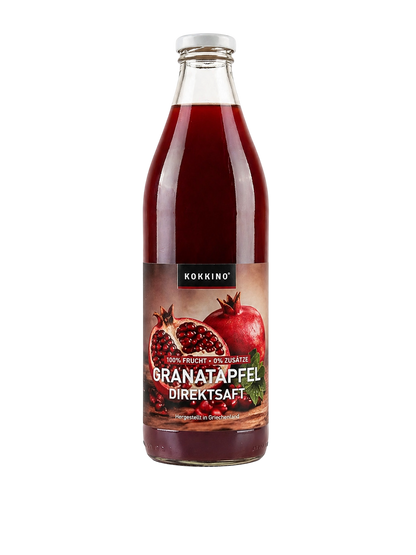 KOKKINO Granatapfel Direktsaft – 100 % Direktsaft aus Griechenland
