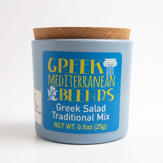 Griechische Salat Gewürzmischung traditionell – 25 g Glas mit Korkdeckel