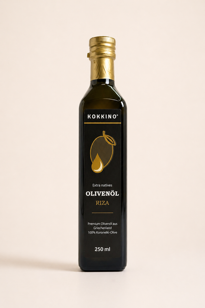 KOKKINO RIZA – Natives Olivenöl Extra aus Kreta