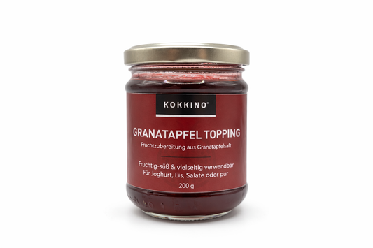 KOKKINO Granatapfel-Topping – fruchtige Granatapfelsauce – 200 g