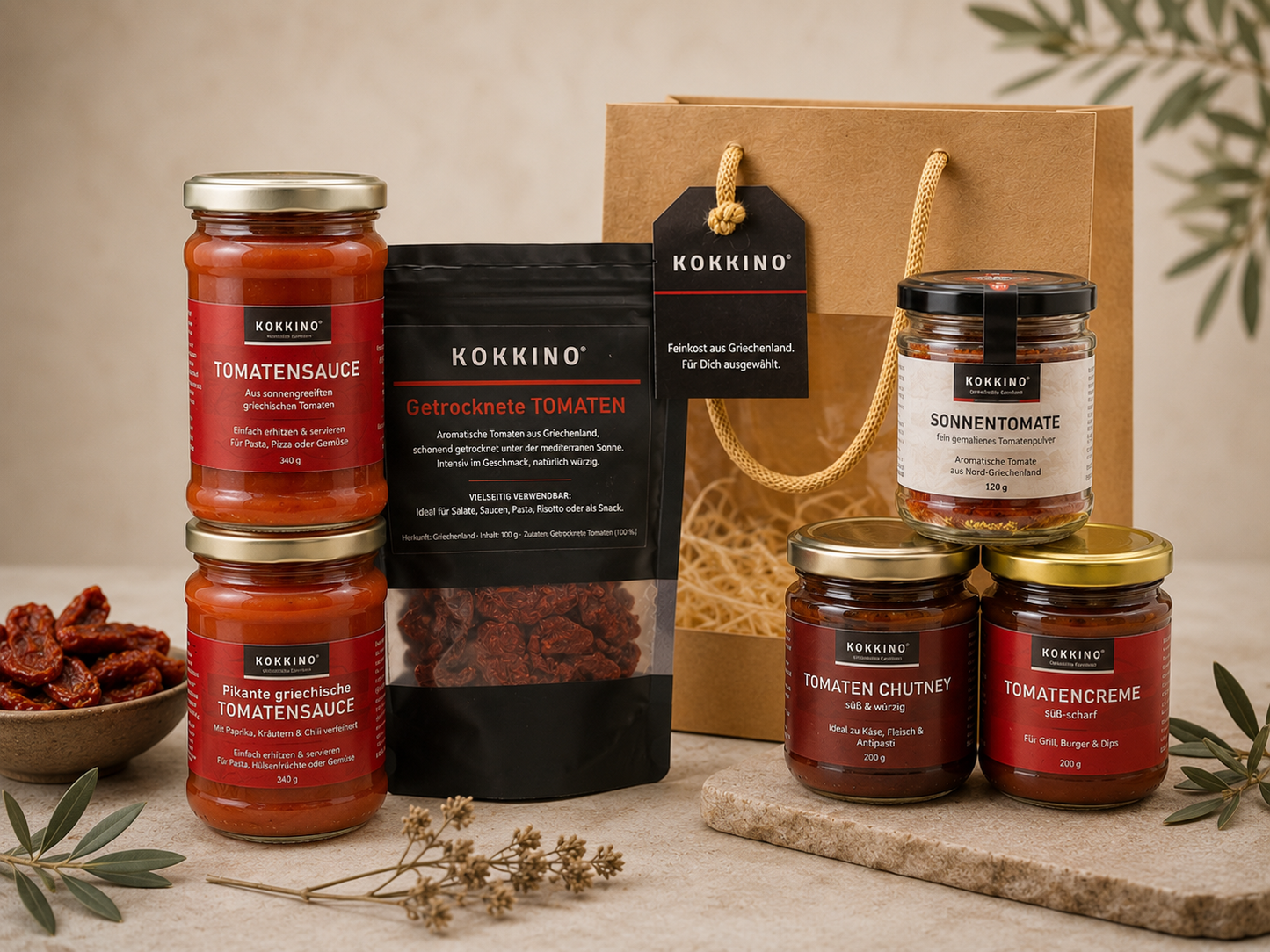 KOKKINO Tomatenliebe - Unsere Tomatenspezialitäten in ihrer ganzen Vielfalt