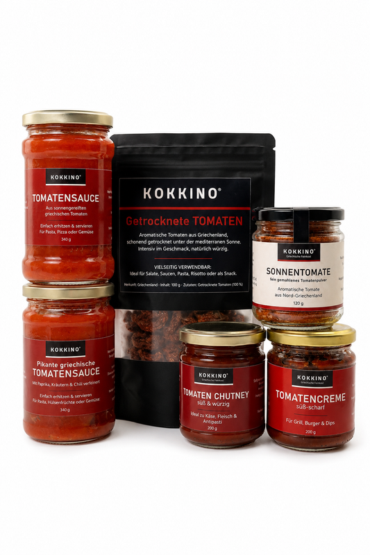 KOKKINO Tomatenliebe - Unsere Tomatenspezialitäten in ihrer ganzen Vielfalt