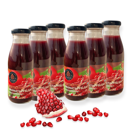Granatapfelsaft 100 % Direktsaft – 6 × 250 ml • kaltgepresst aus griechischen Granatäpfeln