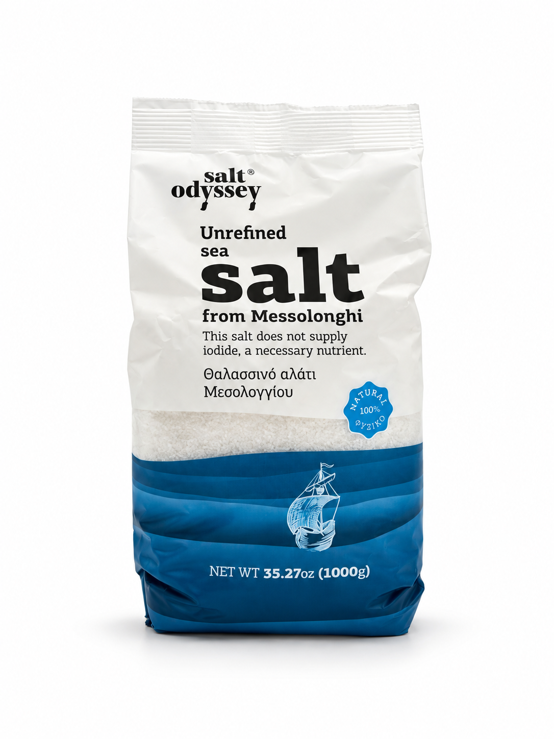 Salt Odyssey Reines Meersalz aus Messolonghi (1 kg)