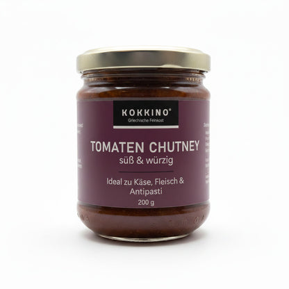 KOKKINO Tomaten Chutney – Fruchtiger Tomaten Dip & Aufstrich 200 g