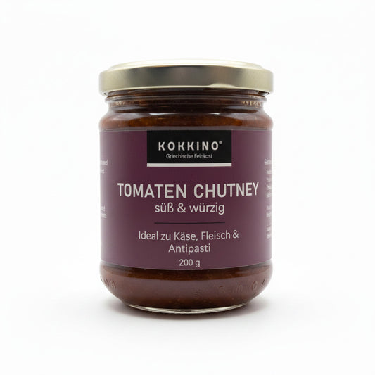 KOKKINO Tomaten Chutney – Fruchtiger Tomaten Dip & Aufstrich 200 g