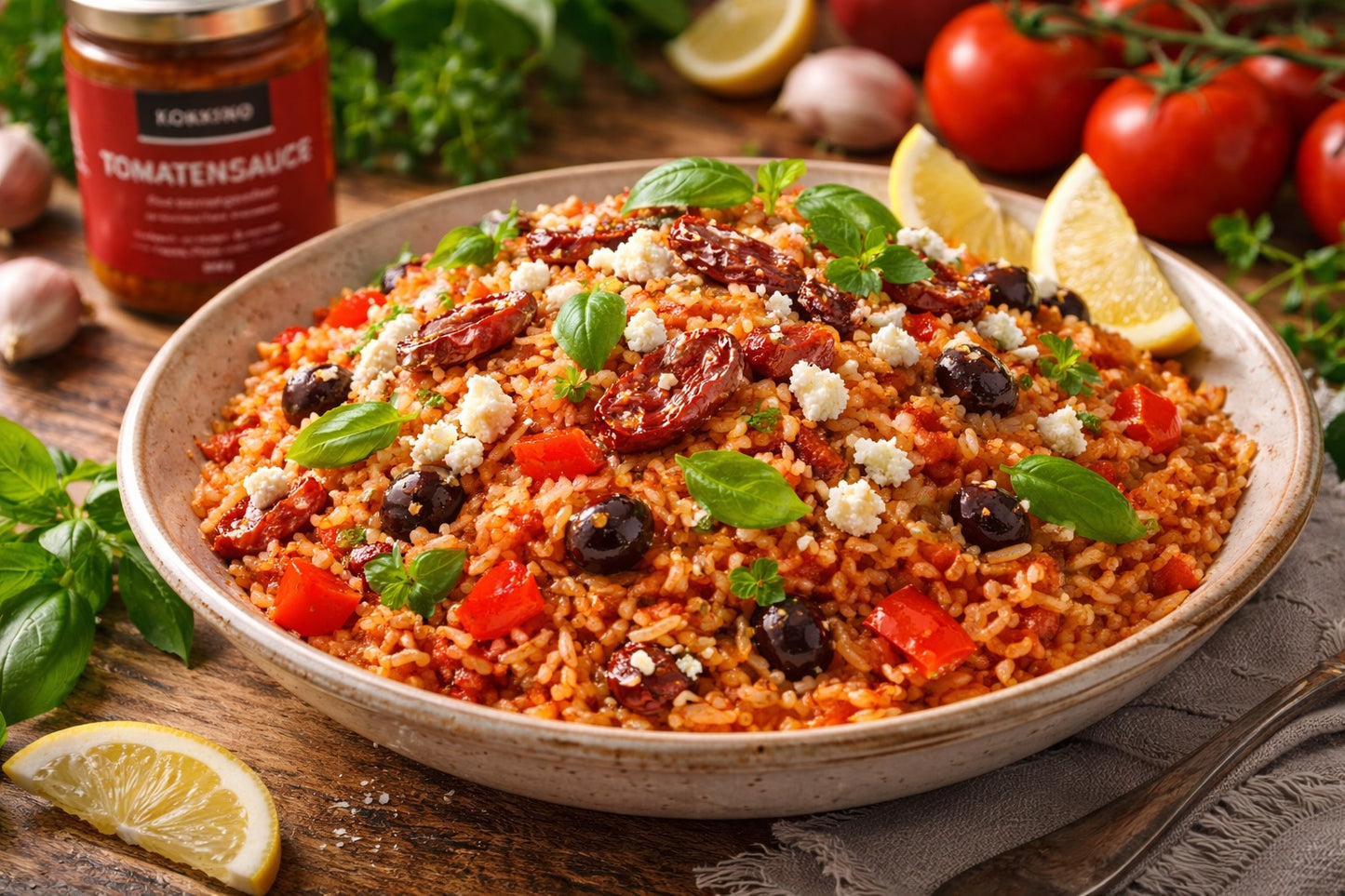 KOKKINO Tomatensauce 280 g – Handgemachte griechische Tomatensauce