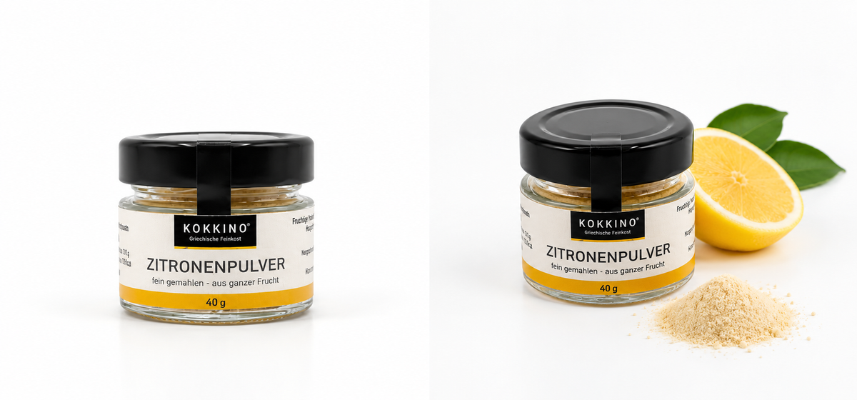 Zitronenpulver aus griechischen Zitronen (40 g)