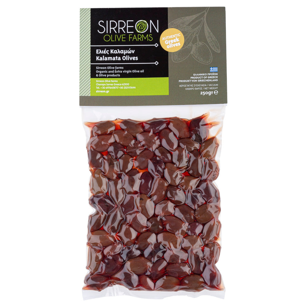 Griechische Kalamon-Oliven – 250 g Vakuum